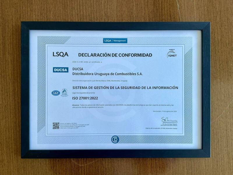 SISCONVE obtiene la certificación ISO 27001