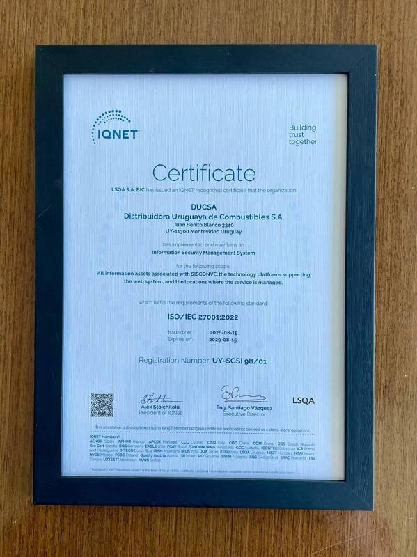 SISCONVE obtiene la certificación ISO 27001